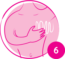 breast self-eaxam for breast awareness